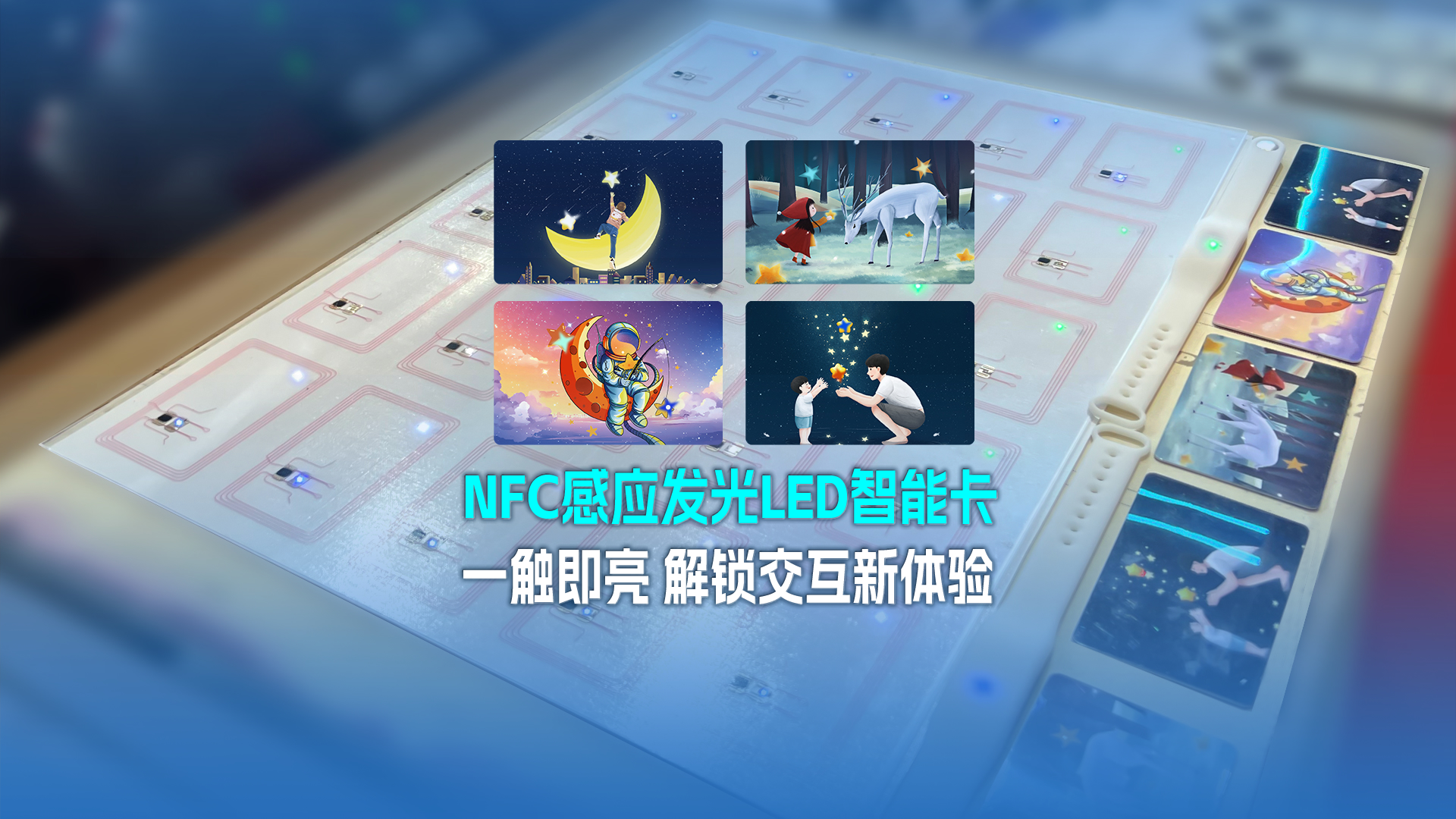 告別普通！卡立方集團(tuán)感應(yīng)LED發(fā)光智能卡硅膠手環(huán)腕帶產(chǎn)品，點亮你的每一次交互?